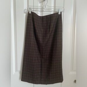 Talbots Wool Pencil Stretch Skirt Size 4